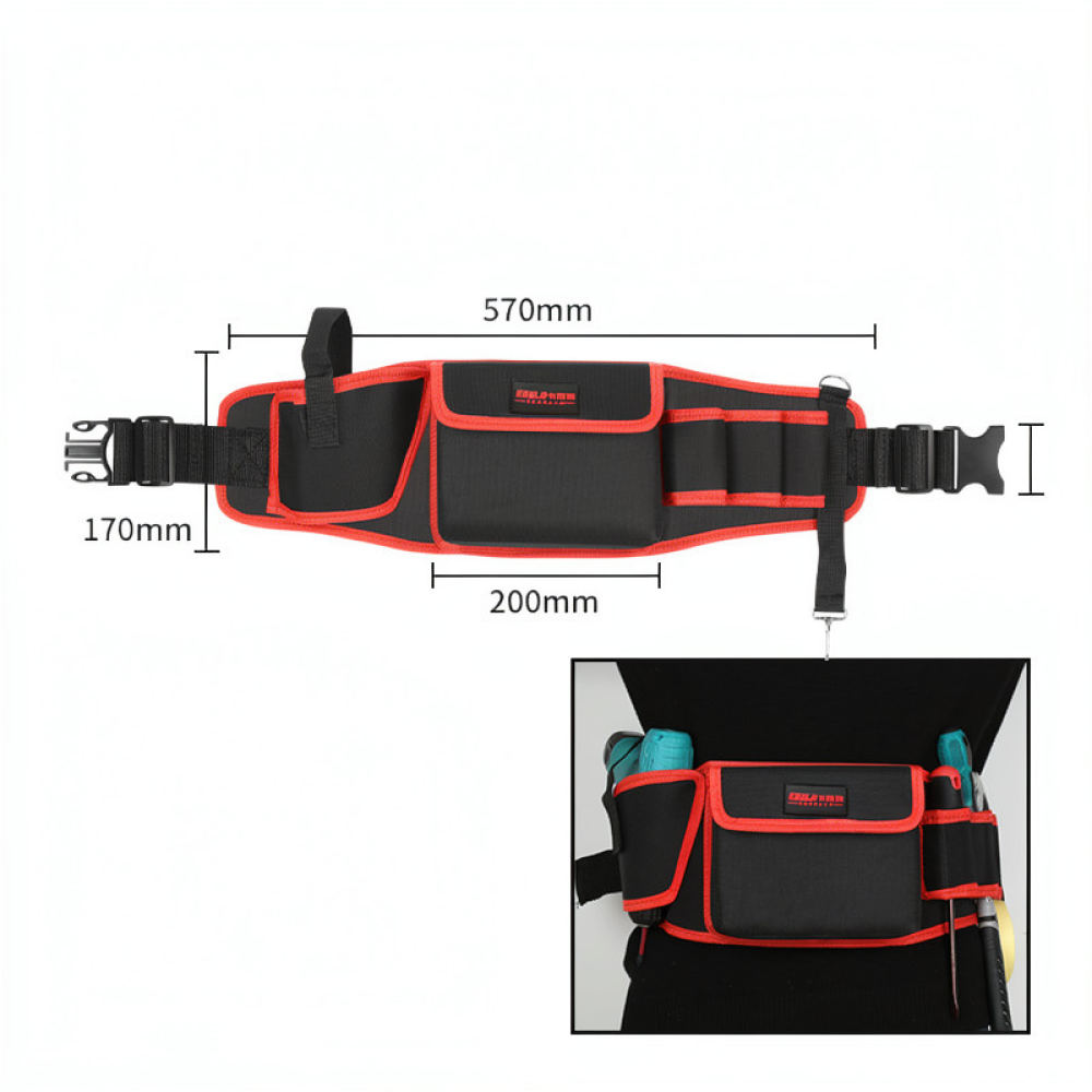 Wear Resistant Tool Belt Pouch - Heavy Equipment Electrician ulasan dan harga